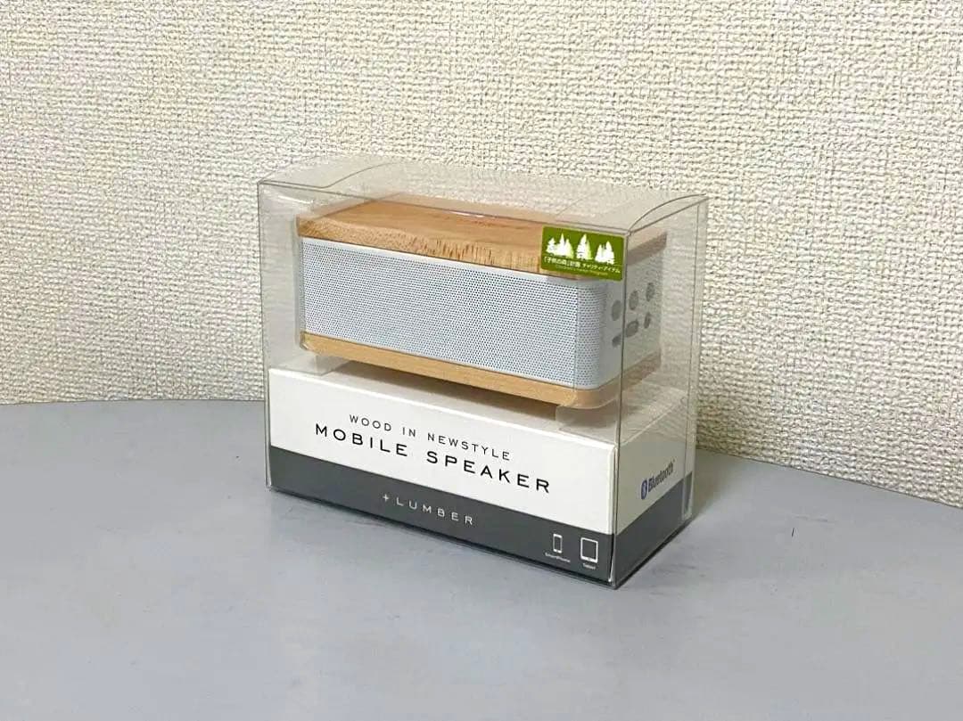 木製 モバイル・スピーカー Bluetooth Hacoa 白 北欧雑貨