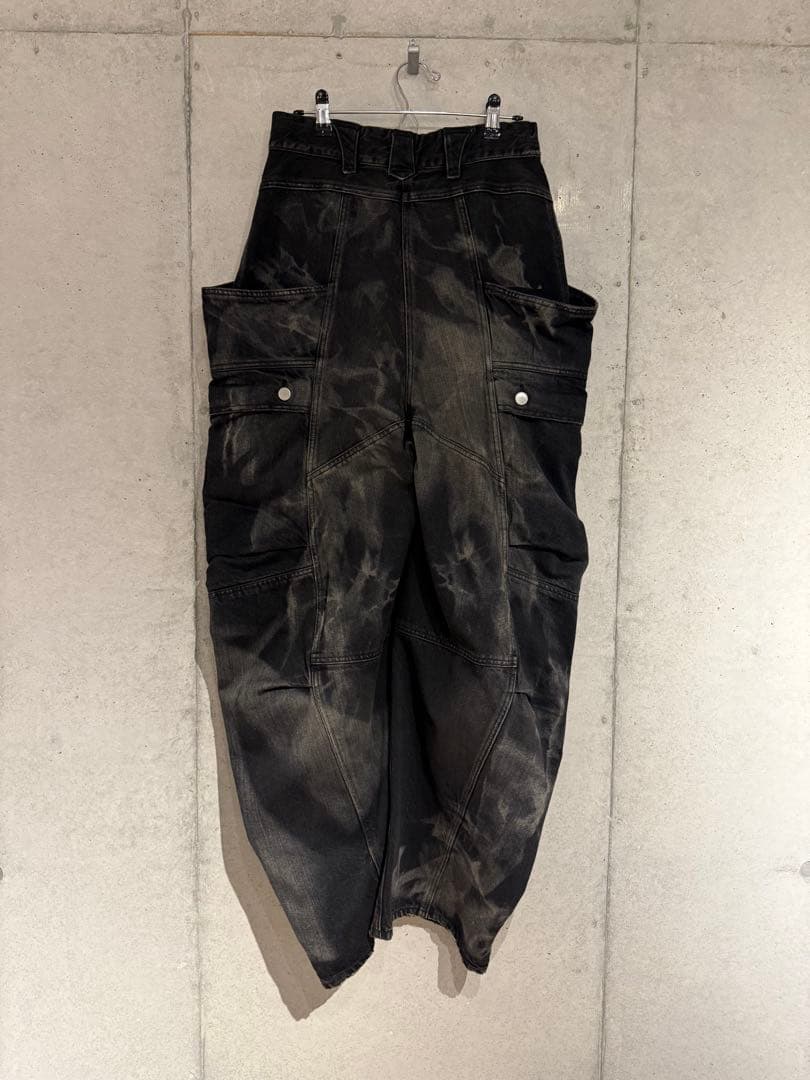 SUBLATIONS ブラック カーゴパンツ