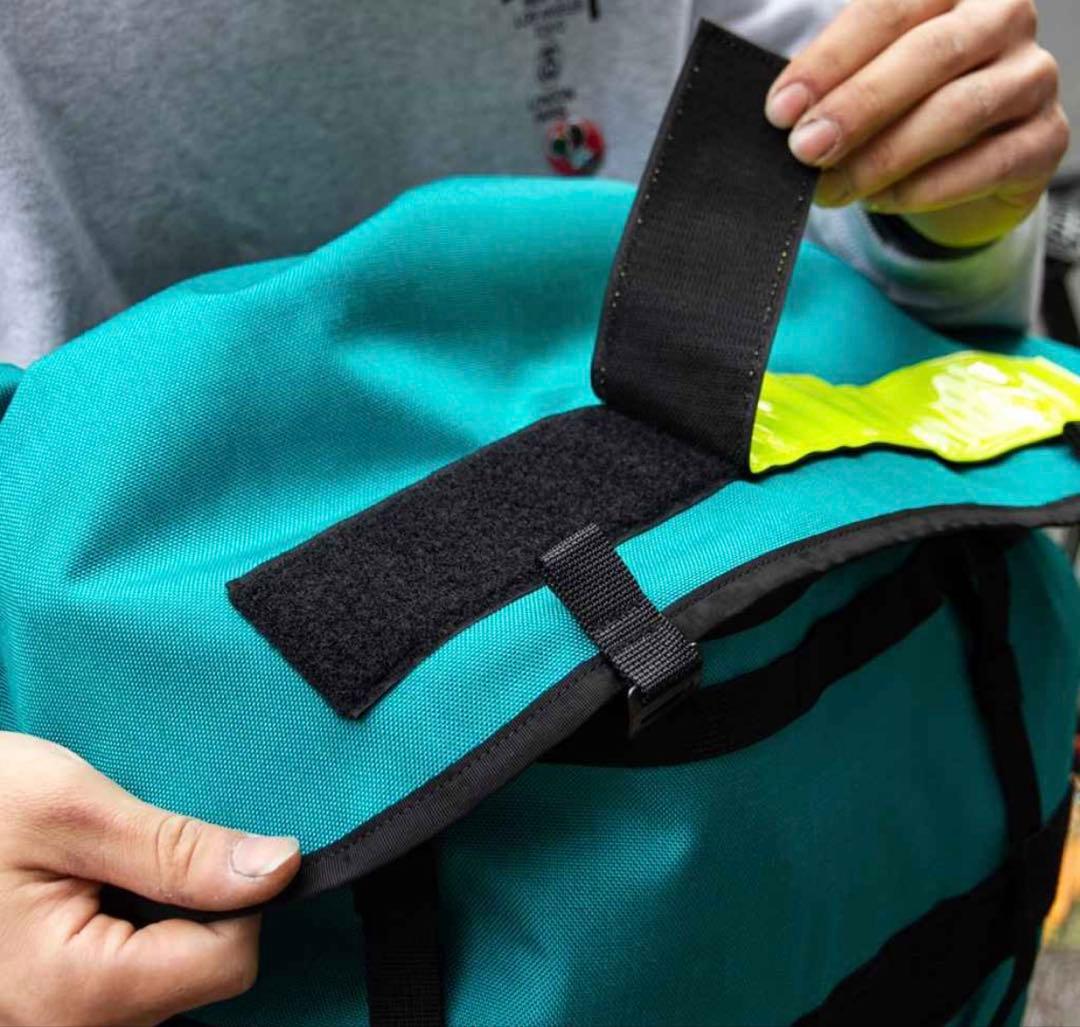 鉄*号様 ブルーラグ メッセンジャーバッグTHE MESSENGER BAG タ