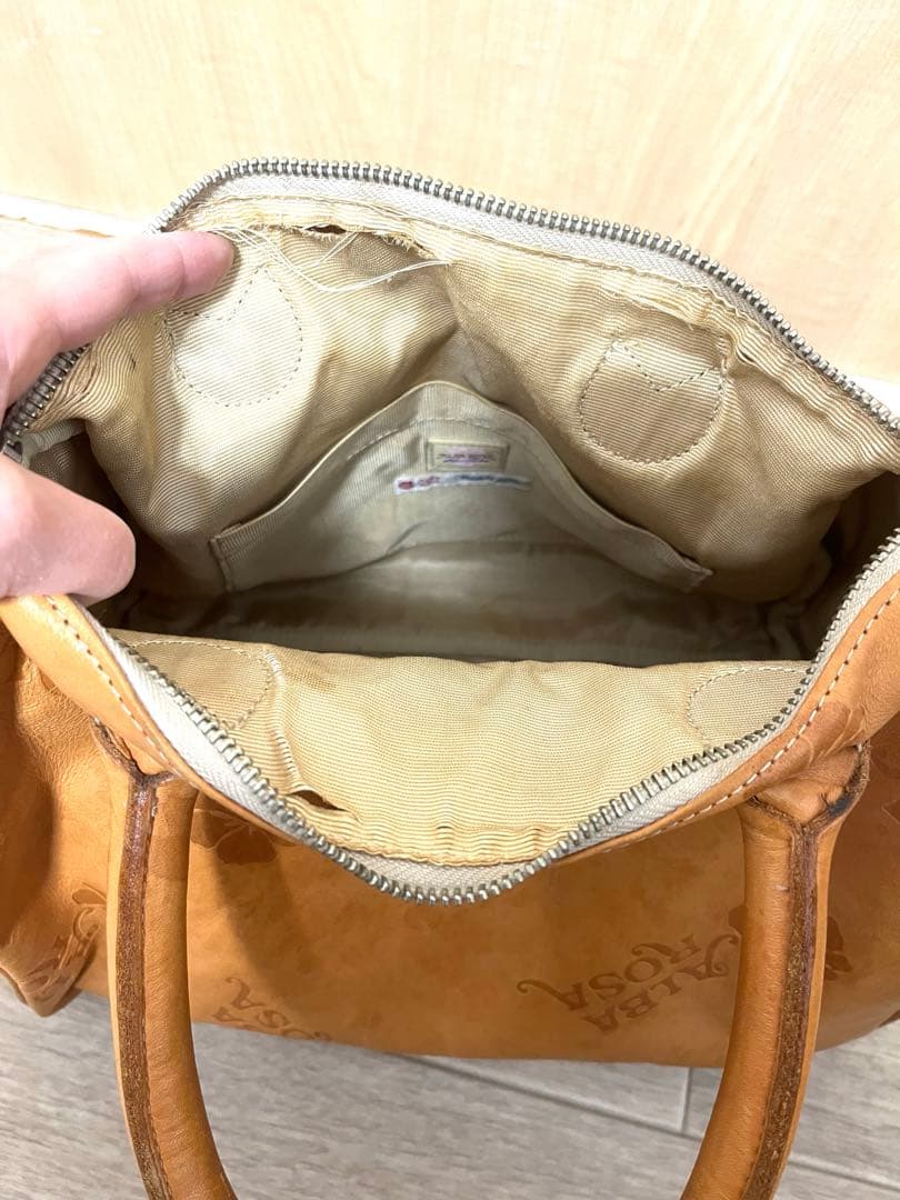 美*”様 アルバローザ牛革ヌメ型押しボストンバックF