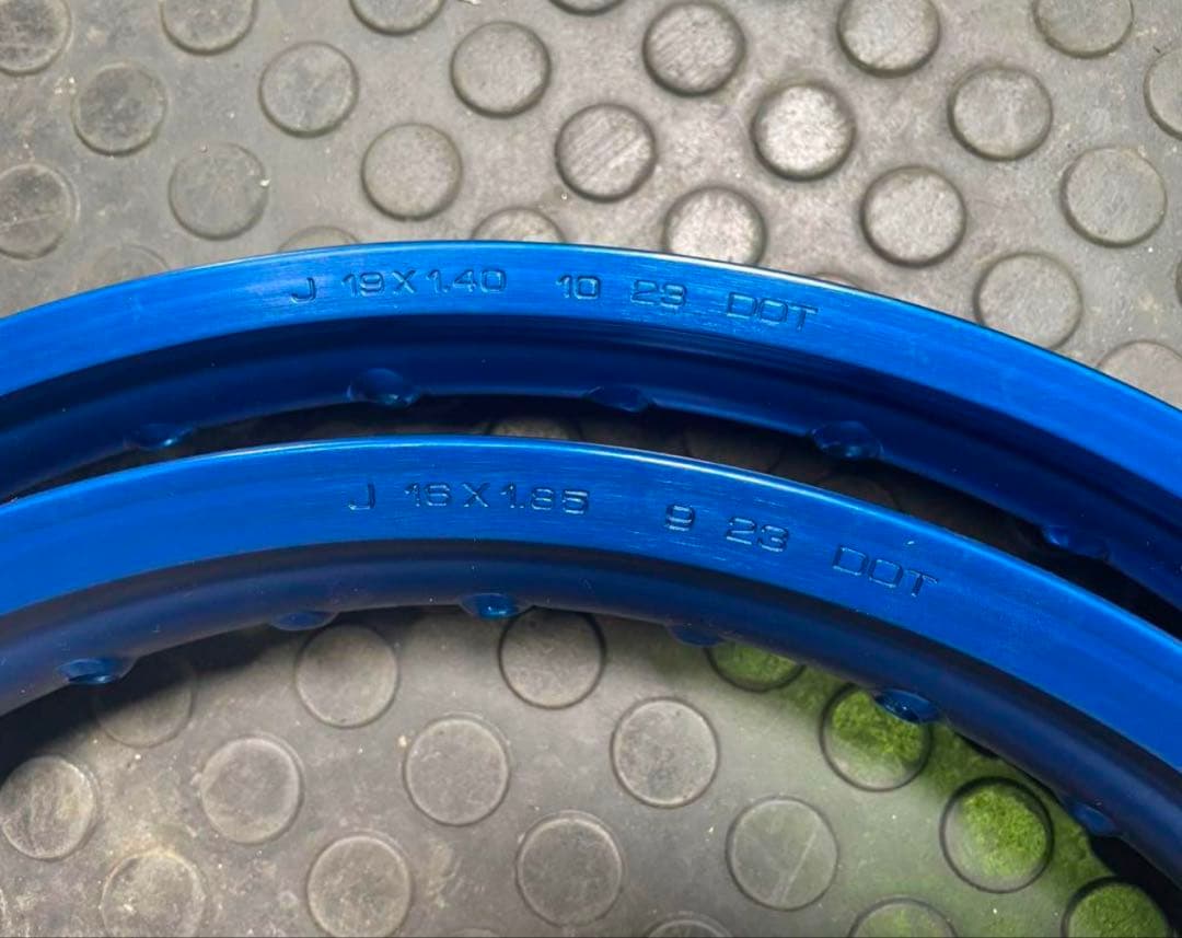 2025 ヤマハYZ85LW ラージホイール　前後リム　新車外し