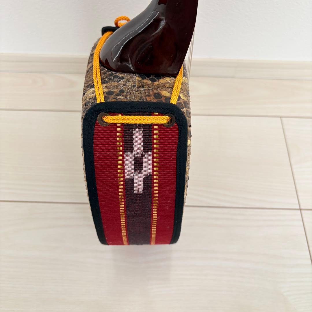 沖縄三線 本皮 本革 蛇皮 蛇革 三味線 琉球 沖縄