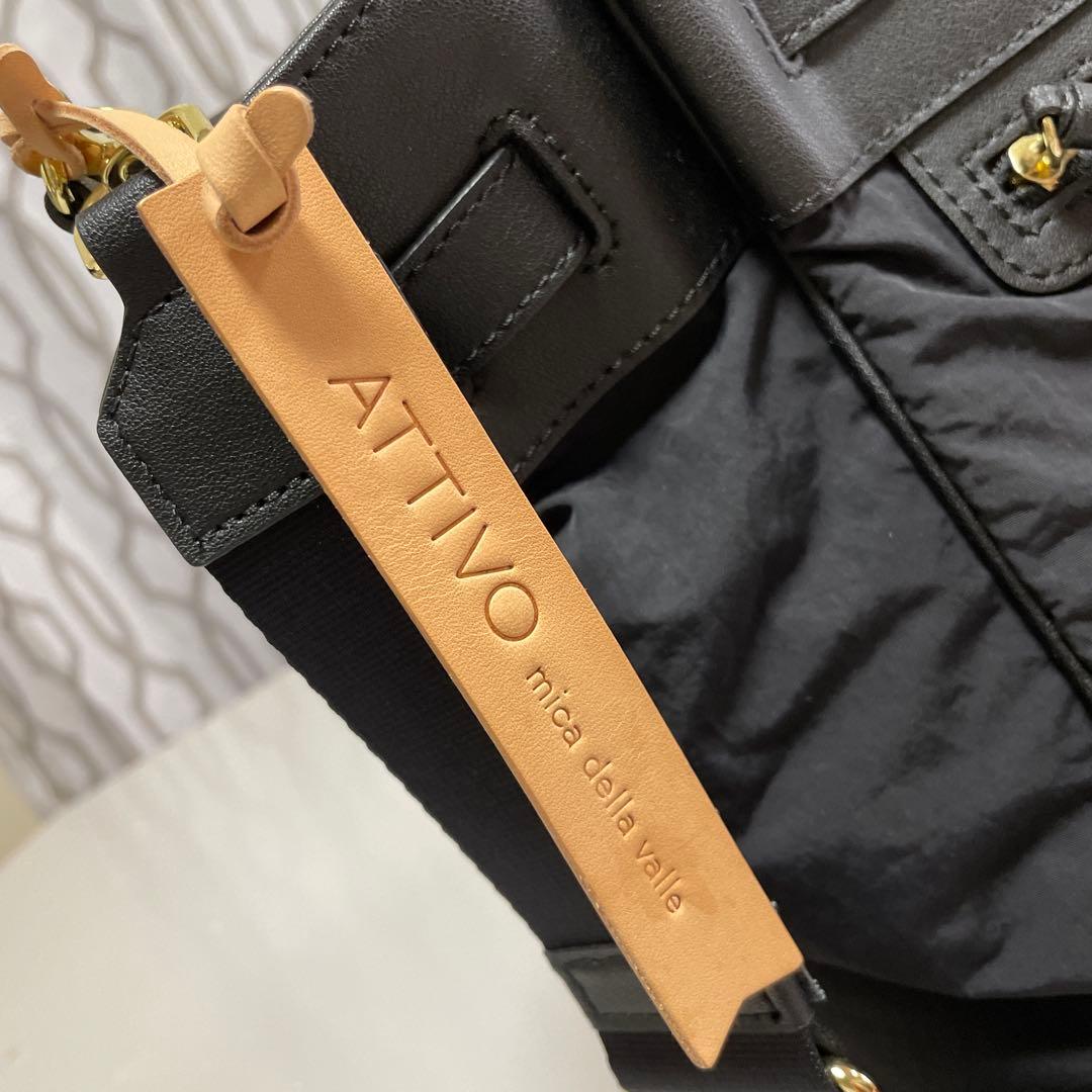 美品★ATTIVO mica della valle 2wayバッグ 22SS