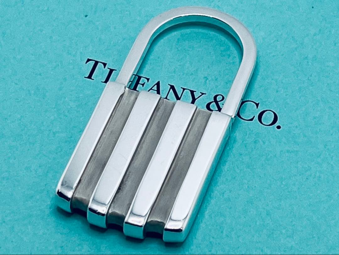 h447 希少　オールド　ティファニー　1995 キーリング　キーホルダー925