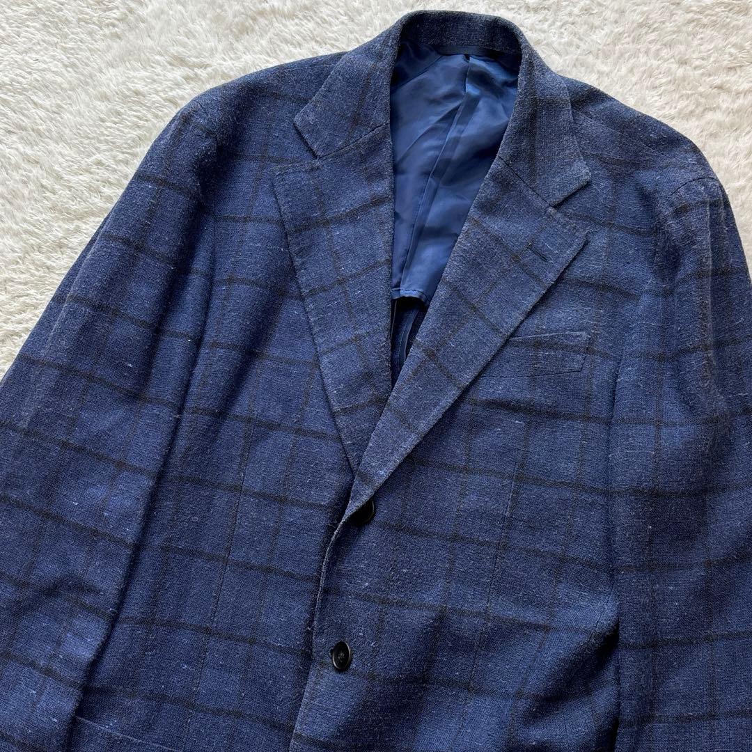 LECTEUR イートーマス社製 シルクリネンウールテーラードジャケット