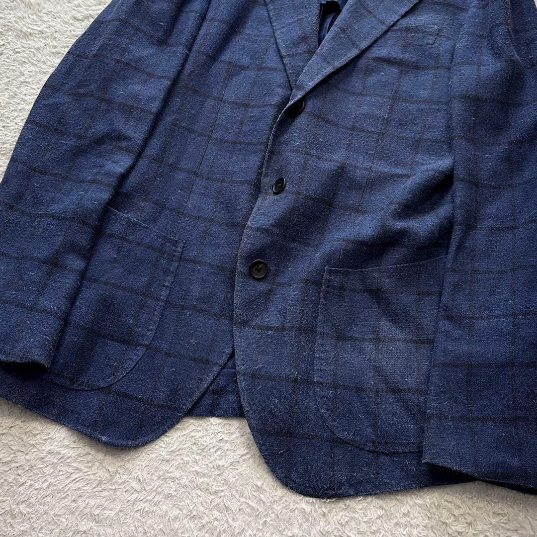 LECTEUR イートーマス社製 シルクリネンウールテーラードジャケット