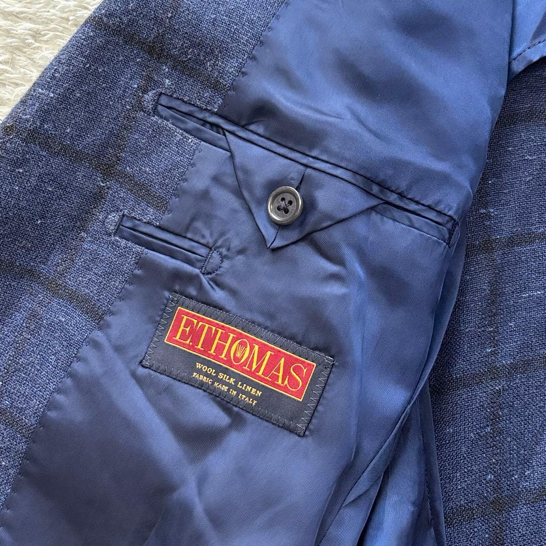 LECTEUR イートーマス社製 シルクリネンウールテーラードジャケット