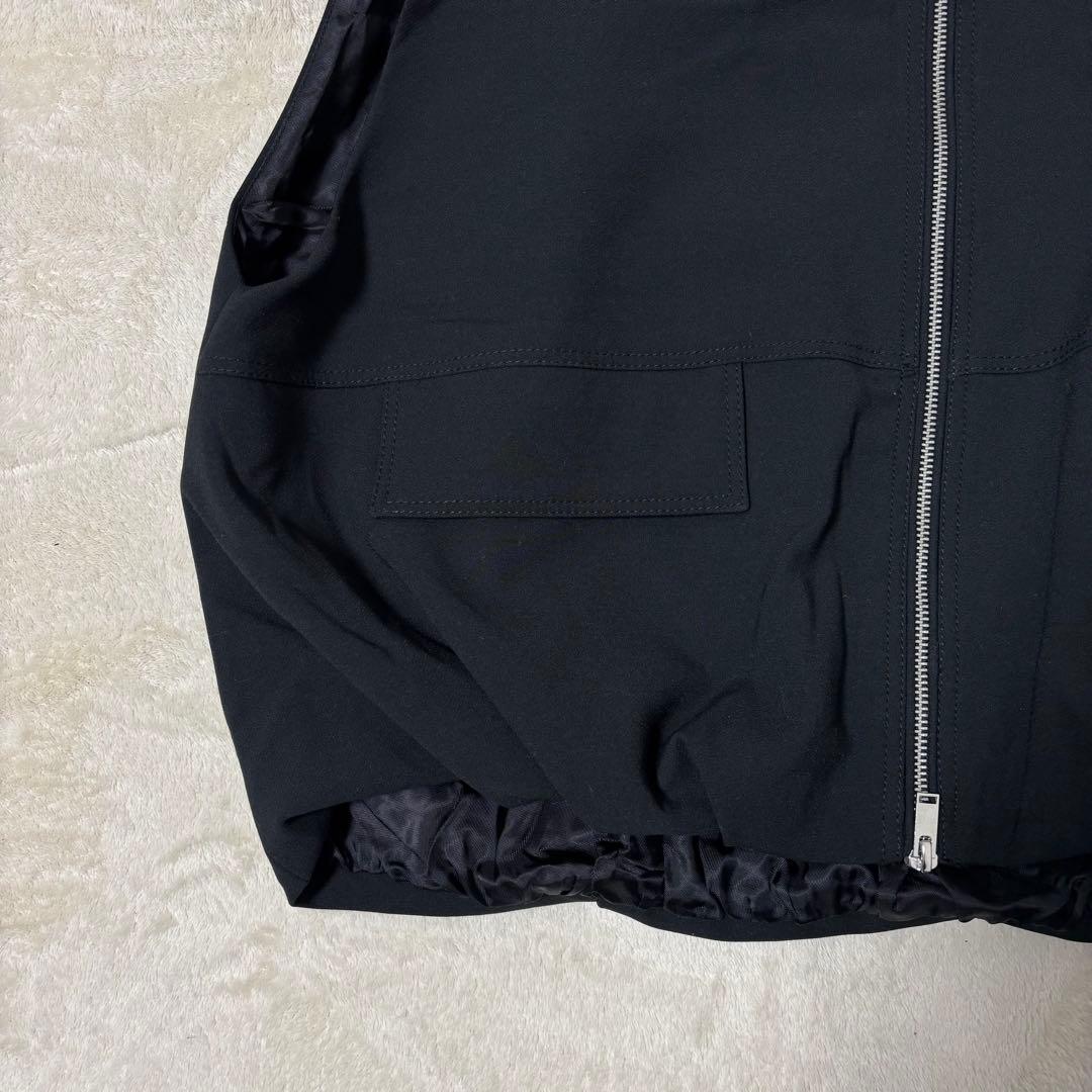 ZARA オーバーサイズボリュームベスト　ブラック