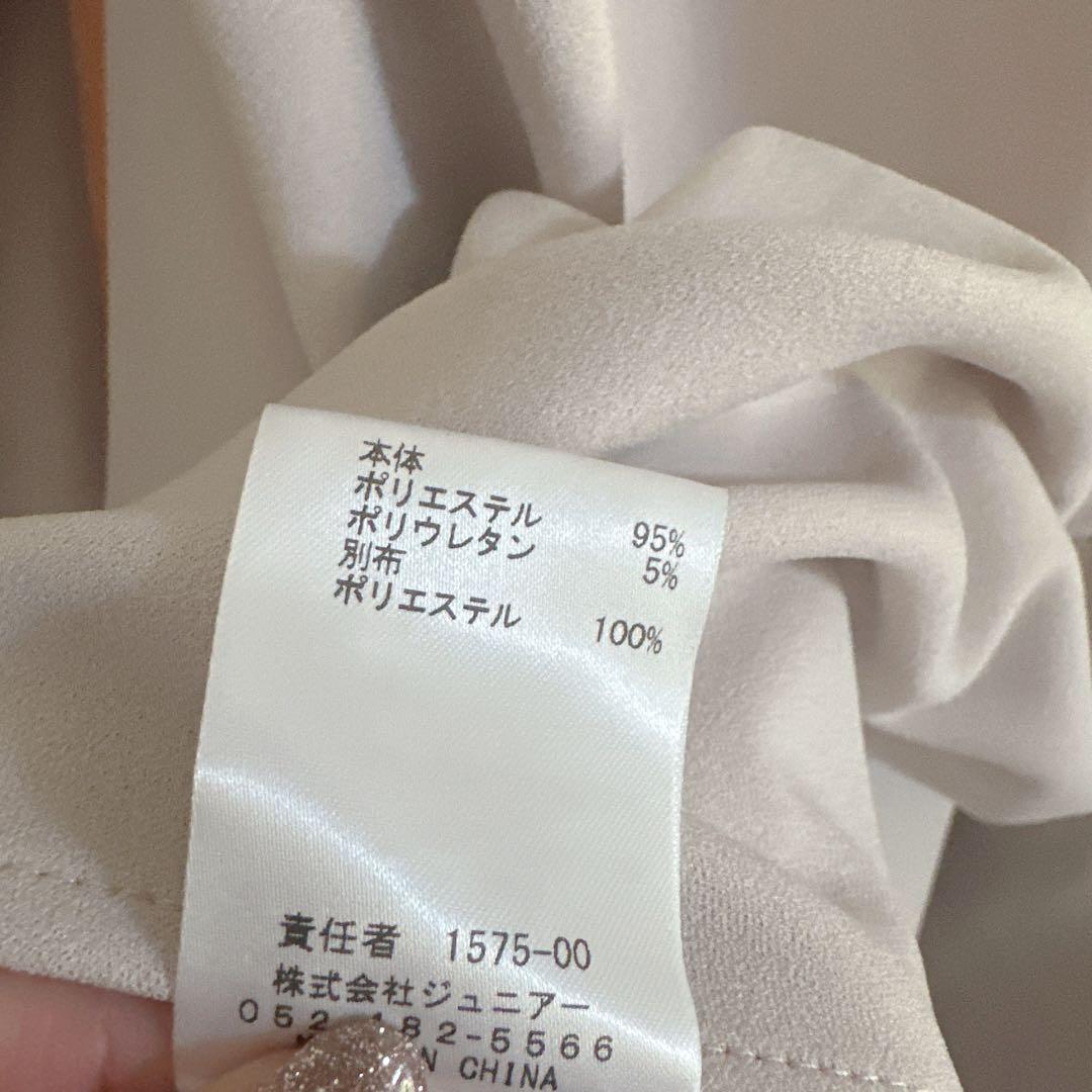 美品 大きいサイズ ローズティアラ 2way 襟レース フリルチュニック ワンピ