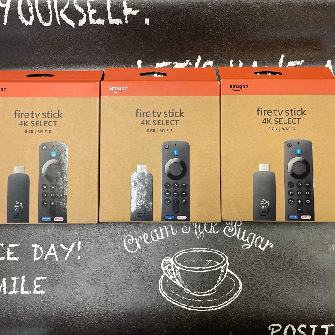 Fire TV Stick 4K Select 8GB Wi-Fi 5 3個