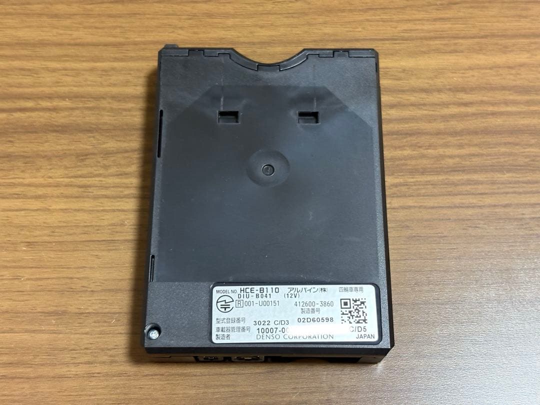 ALPINE ETC2.0 HCE-B110V 光ビーコン 保証書付き