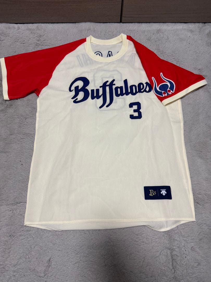 オリックスバファローズ　安達了一　近鉄復刻ユニフォーム　Ｏサイズ