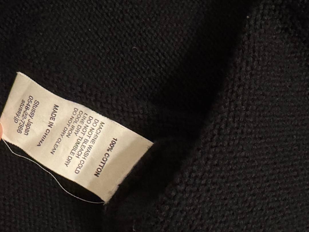 トップス Stussy Orchid Knit Sweater Black