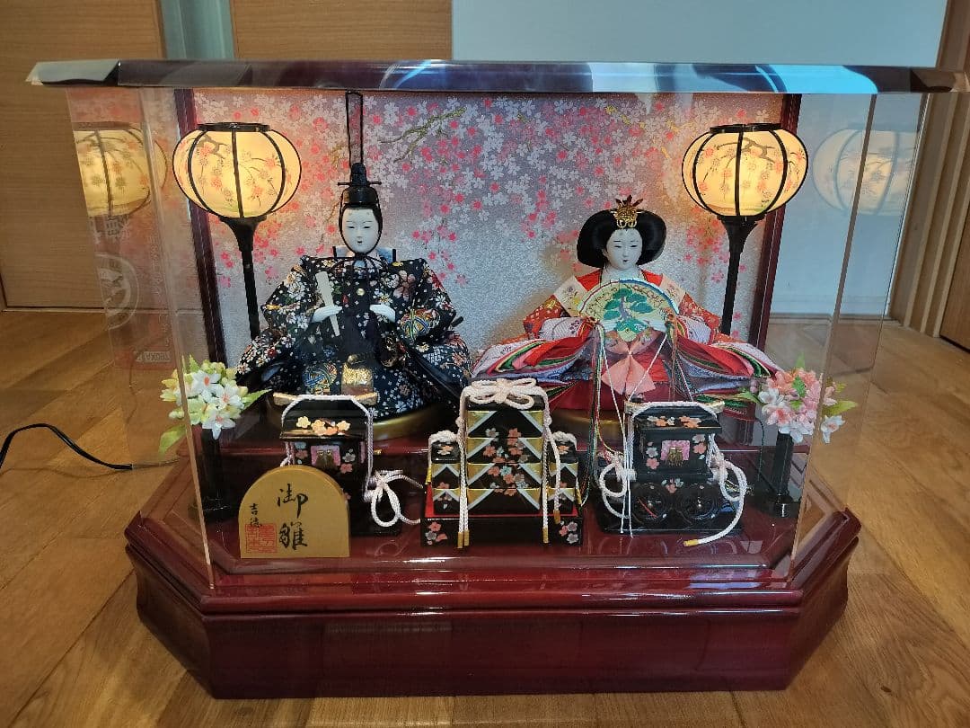 フ*ラ様 【状態良好】雛人形 アクリルケース入り