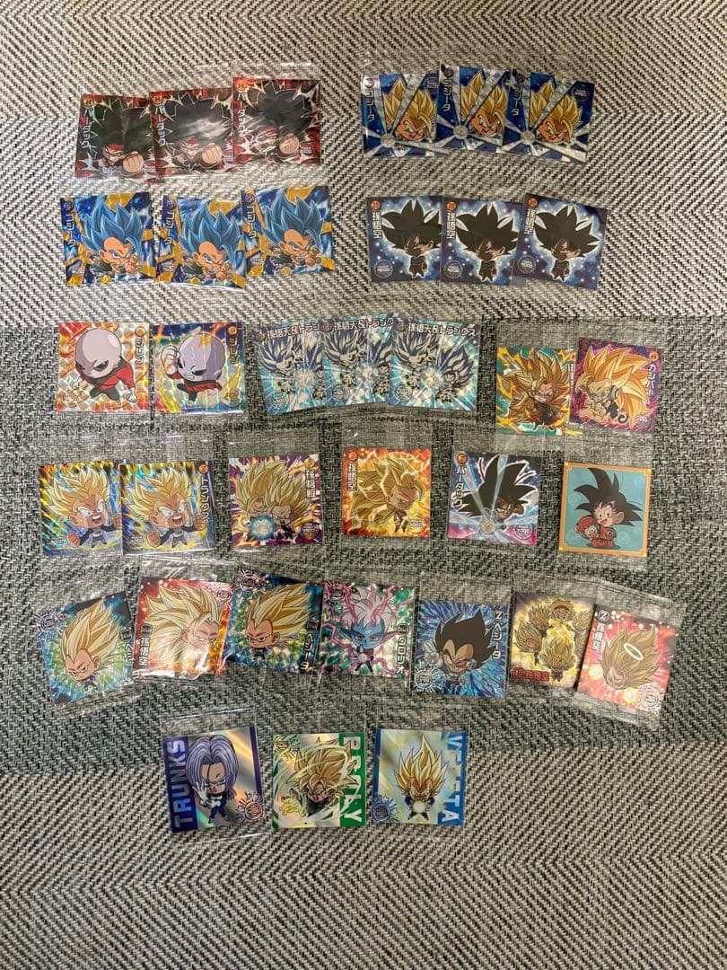 未開封ドラゴンボールウエハースシール引退品 GDR以上63枚　SECなども多数