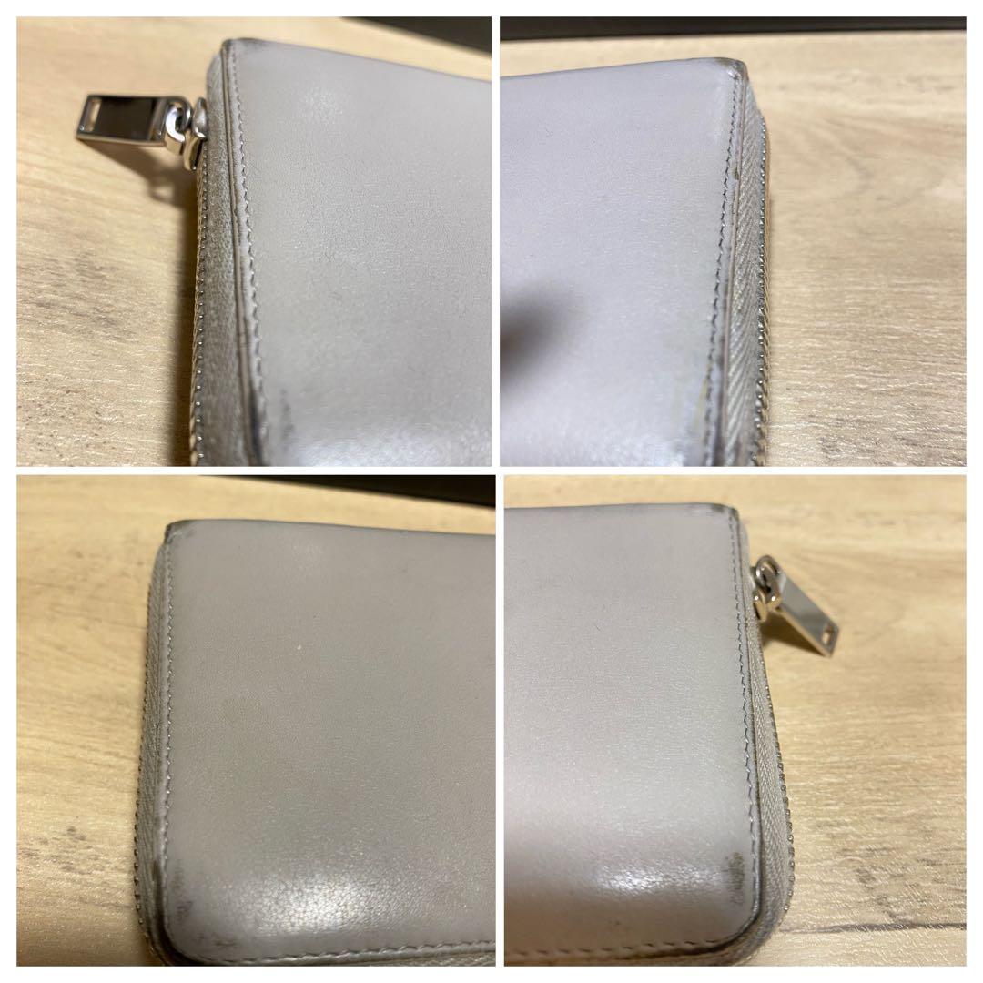 SAINT LAURENT グレー 長財布 YSLロゴ