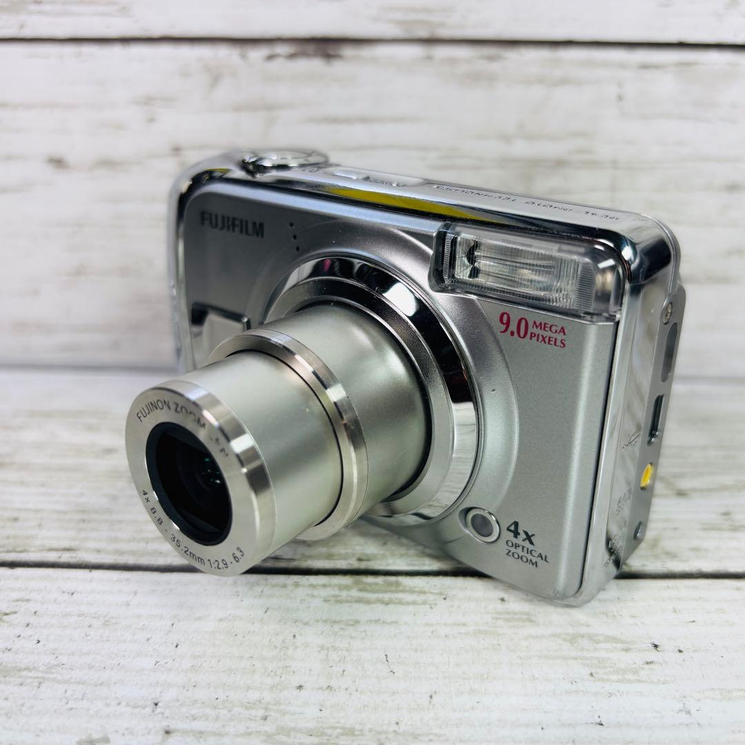 【動作良好】富士フイルム デジタルカメラA900 シルバー