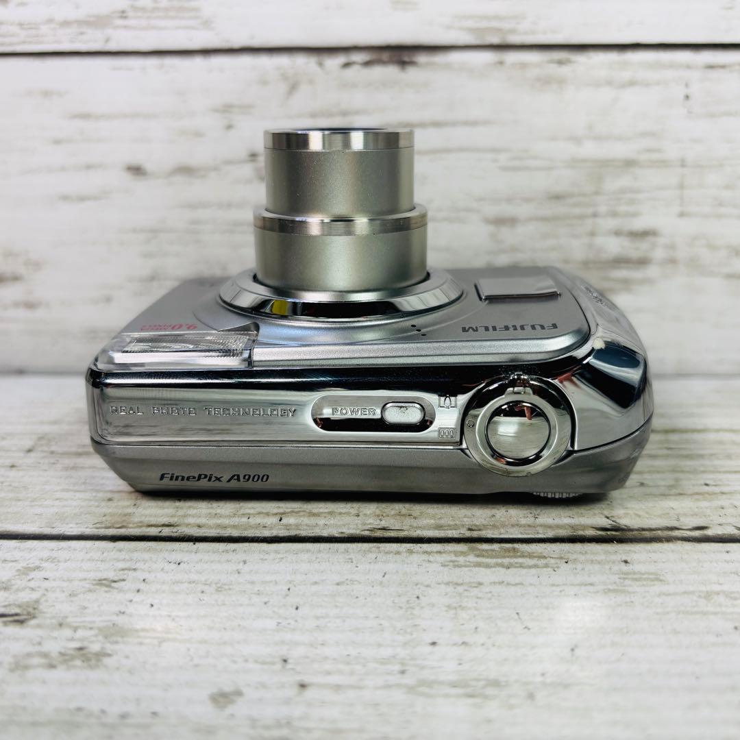 【動作良好】富士フイルム デジタルカメラA900 シルバー