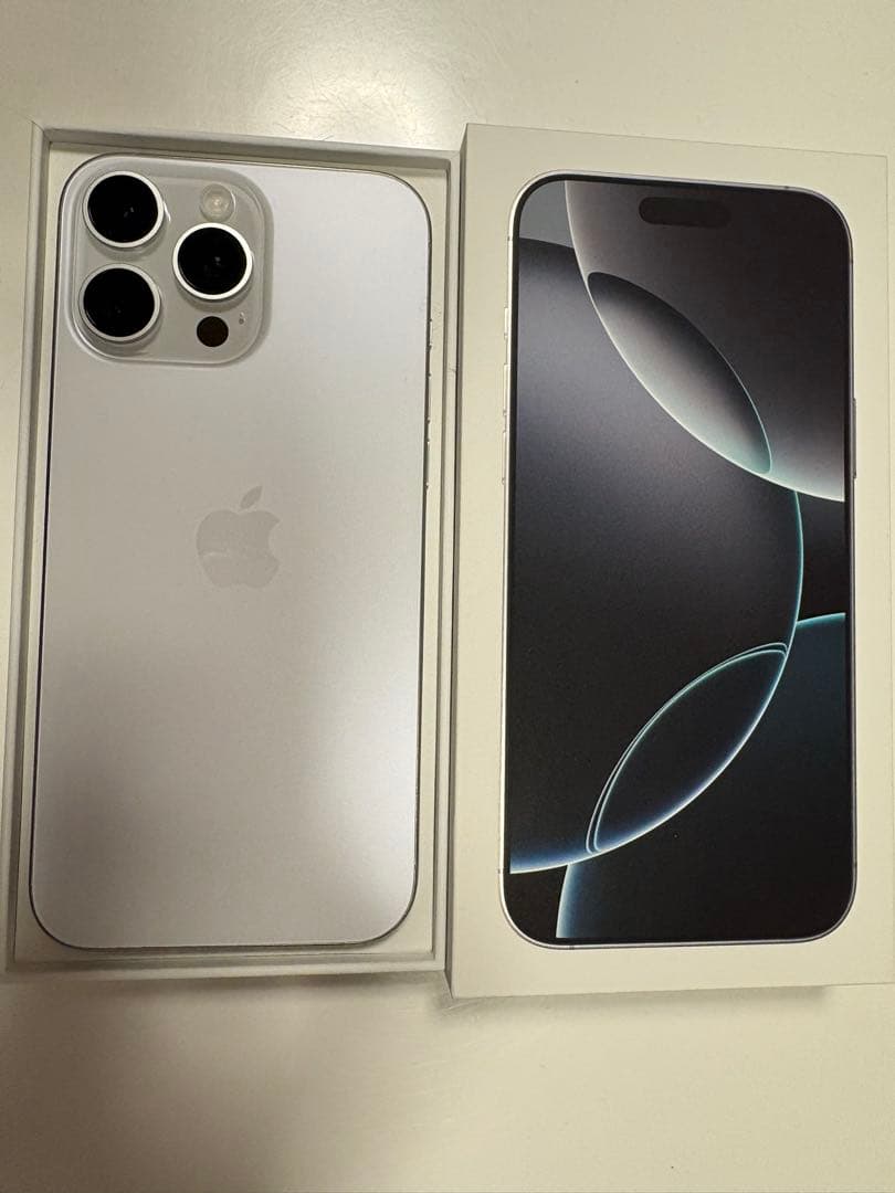 〈超美品〉iPhone 16 Pro Max 256GB ホワイトチタニウム