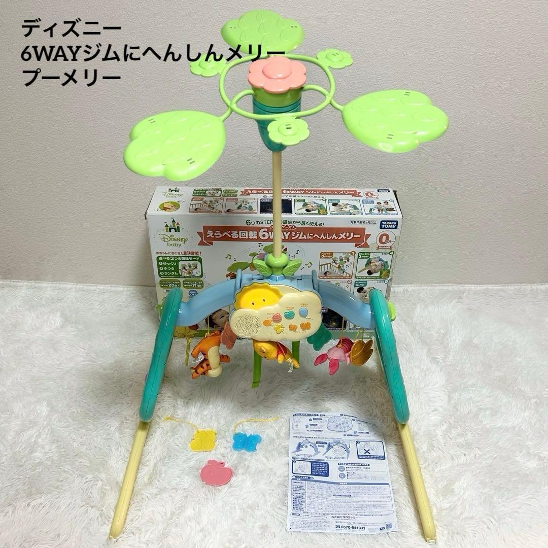 ディズニー 6WAYジムにへんしんメリー　プーメリー　可動