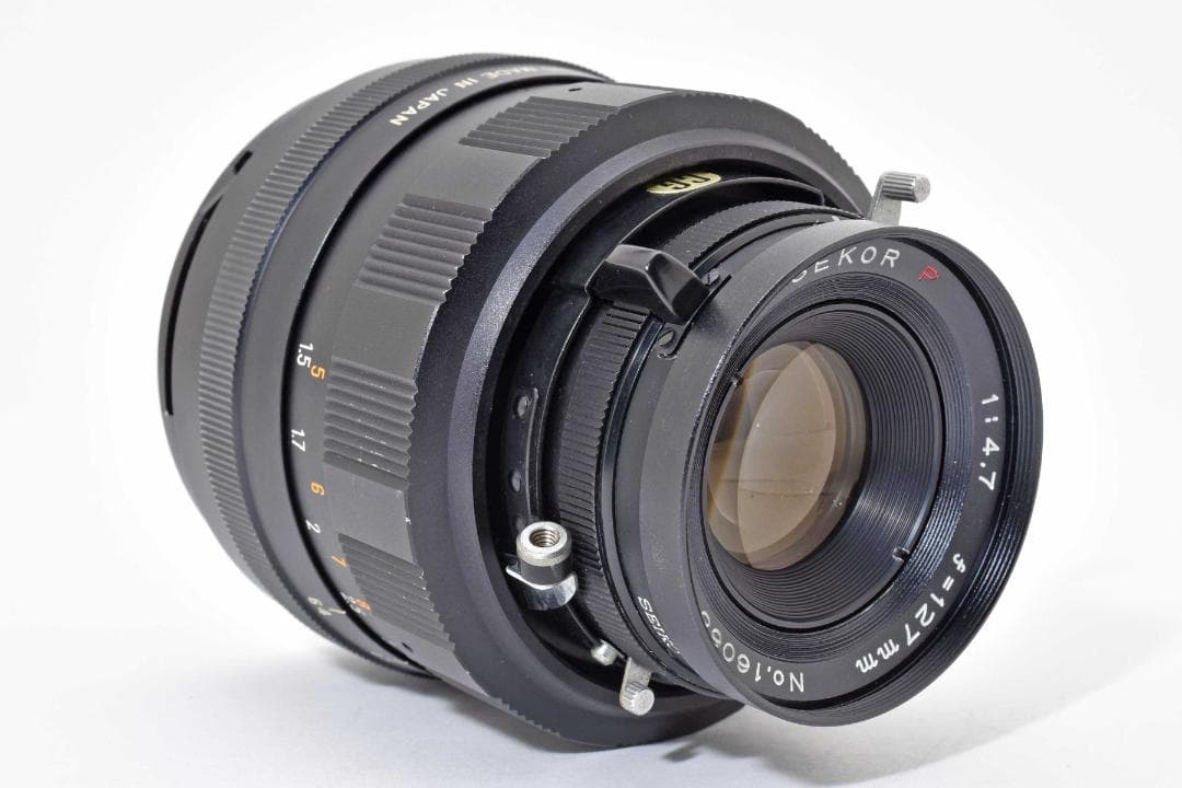 レンズ(単焦点) Mamiya Sekor P 127mm F4.7 #7902