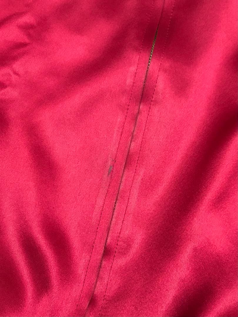 HOTELO スカジャン リバーシブル 赤 白 刺繍