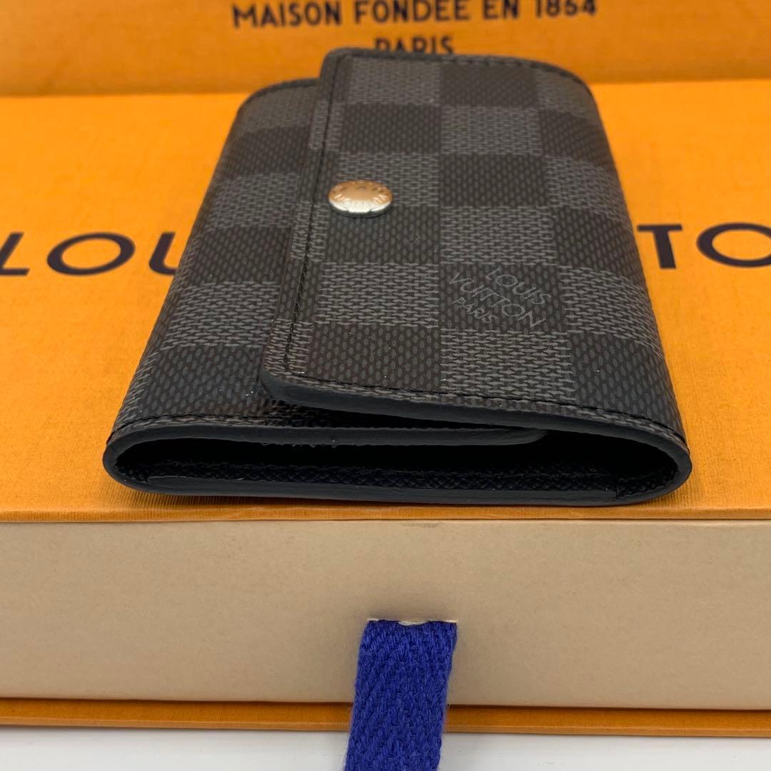 【ほぼ未使用】ルイヴィトン　キーケース　グラフィット　グレー　6連