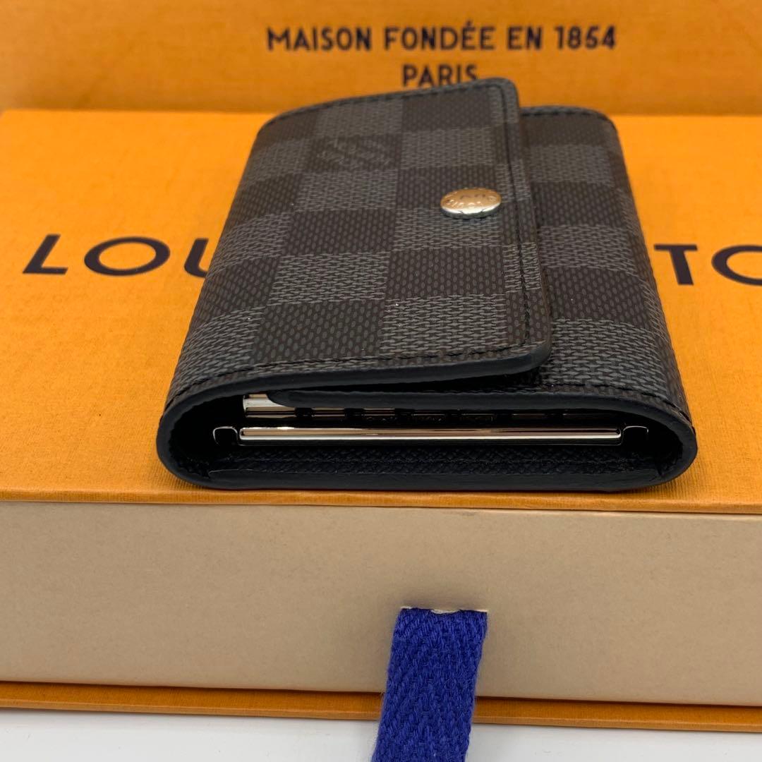 【ほぼ未使用】ルイヴィトン　キーケース　グラフィット　グレー　6連