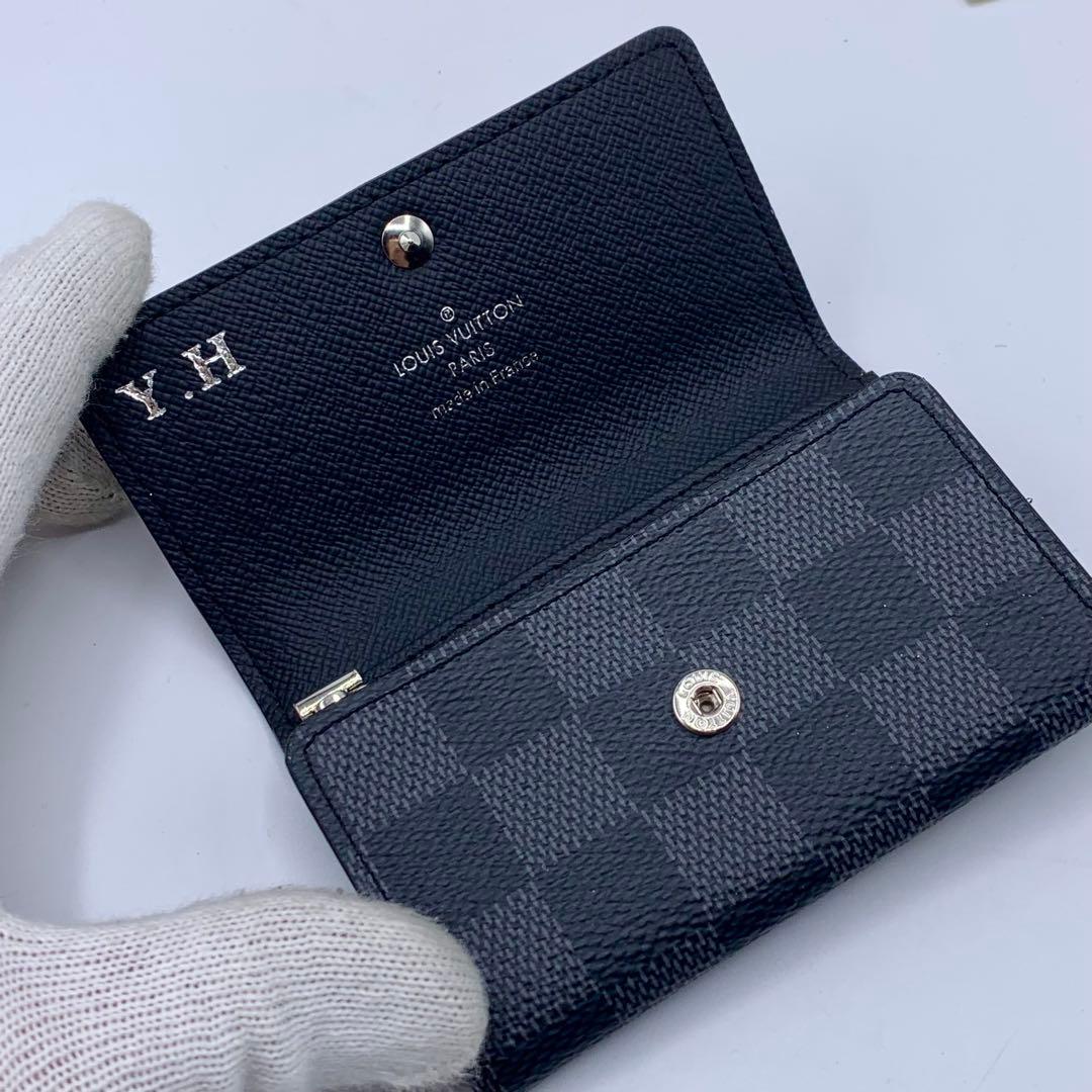 【ほぼ未使用】ルイヴィトン　キーケース　グラフィット　グレー　6連