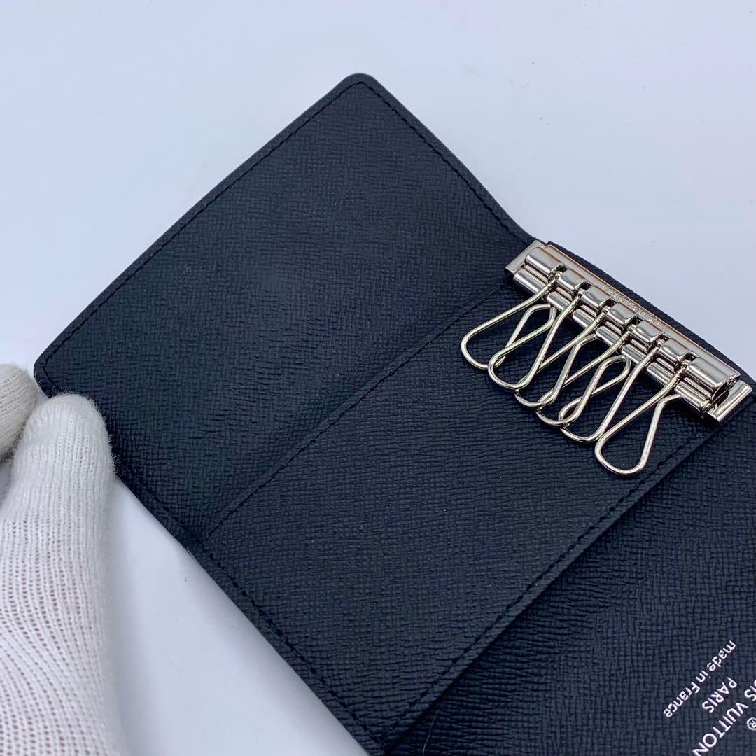 【ほぼ未使用】ルイヴィトン　キーケース　グラフィット　グレー　6連