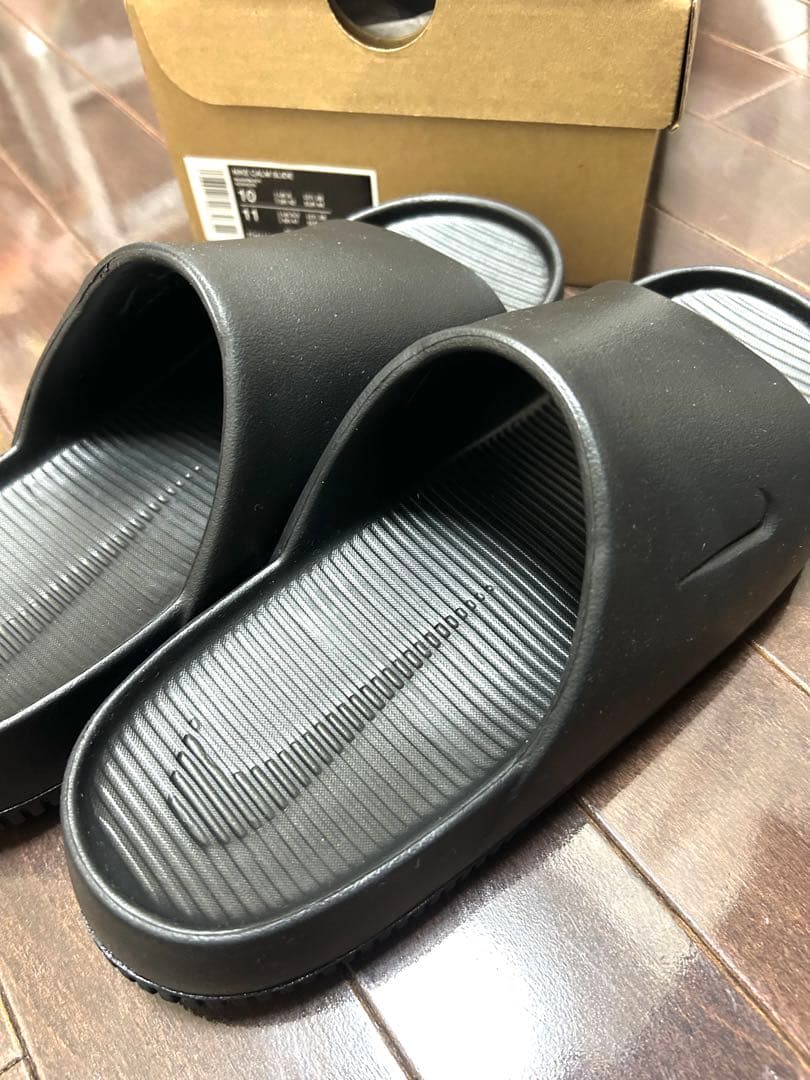 Nike ブラック スライドサンダル 10