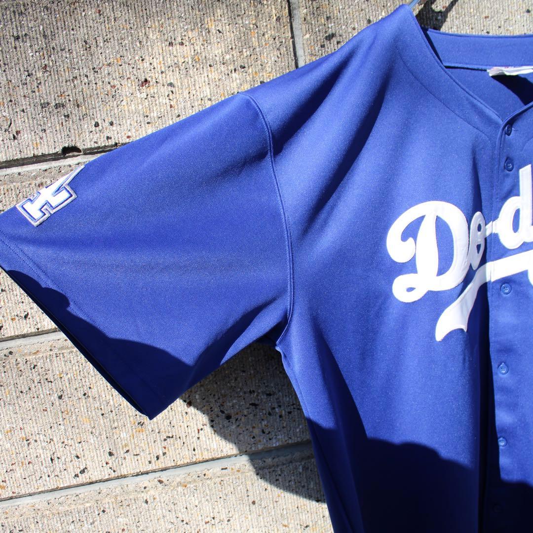 Majestic 00s ロサンゼルス ドジャース XXL 古着ゲームシャツ
