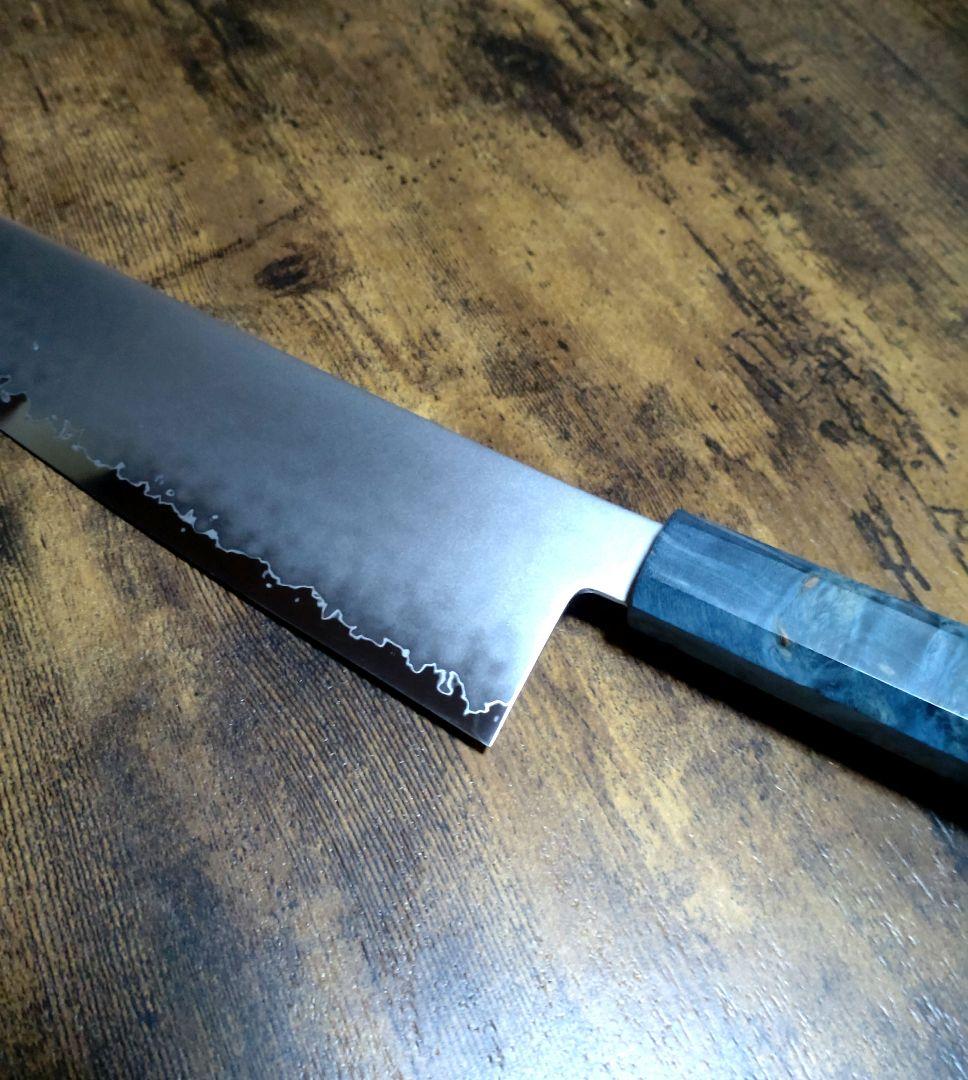 関　打刃物　寛丈　SG2 粉末ハイス 切付和　牛刀 240mm