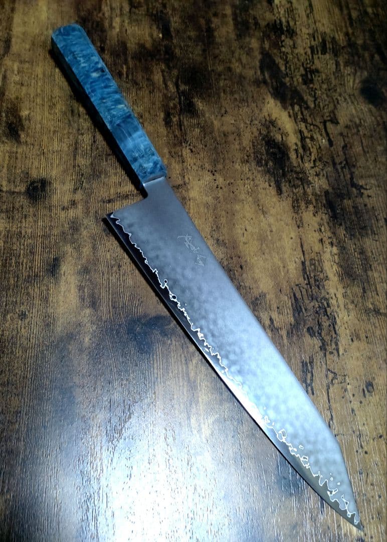 関　打刃物　寛丈　SG2 粉末ハイス 切付和　牛刀 240mm