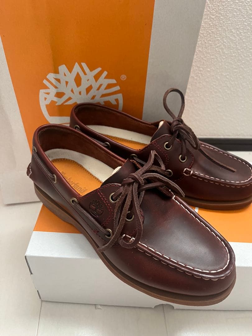 【希少品】Timberland 3eyeバーガンディー　デッキシューズ