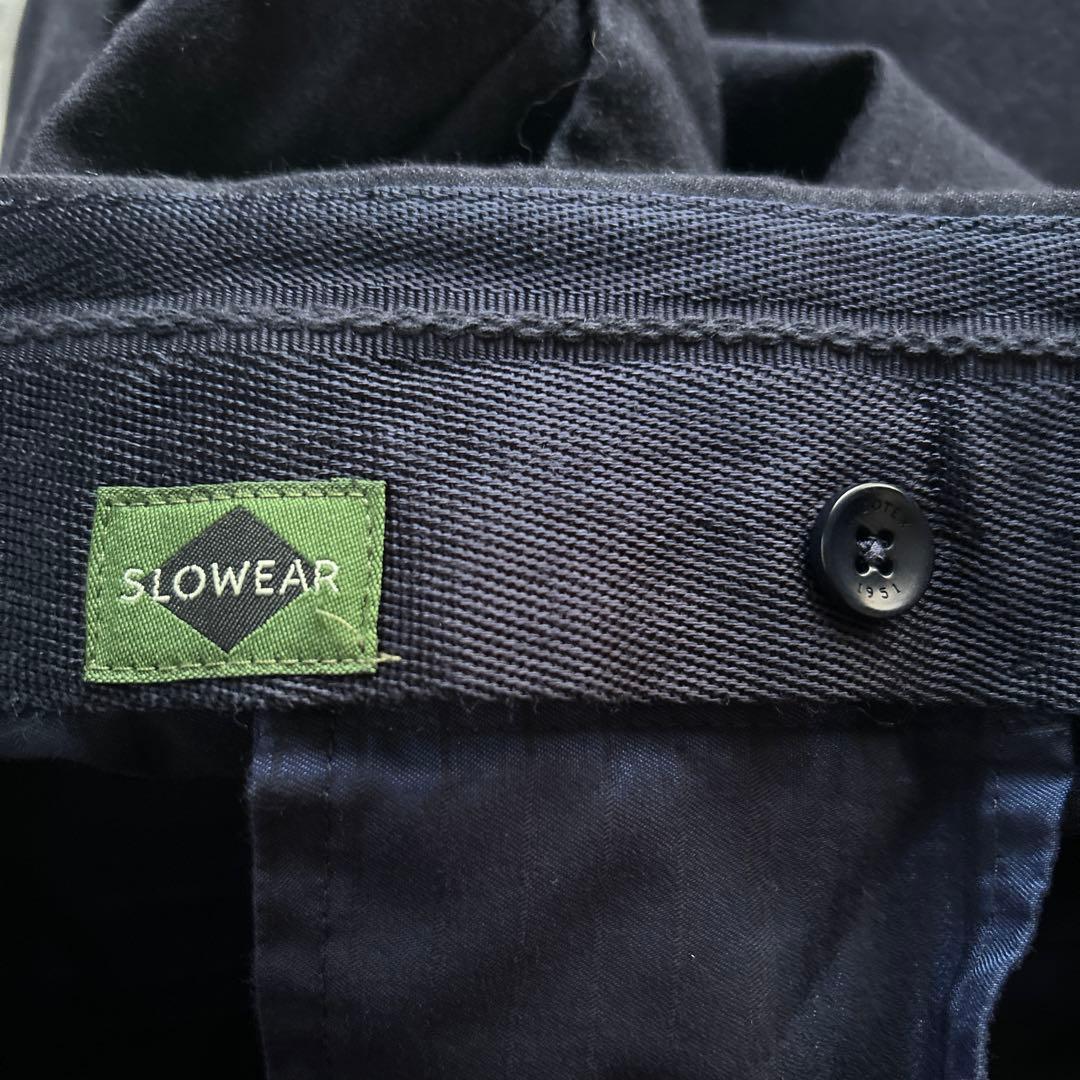 インコテックス（INCOTEX）ノープリーツテーパードウールスラックス 48