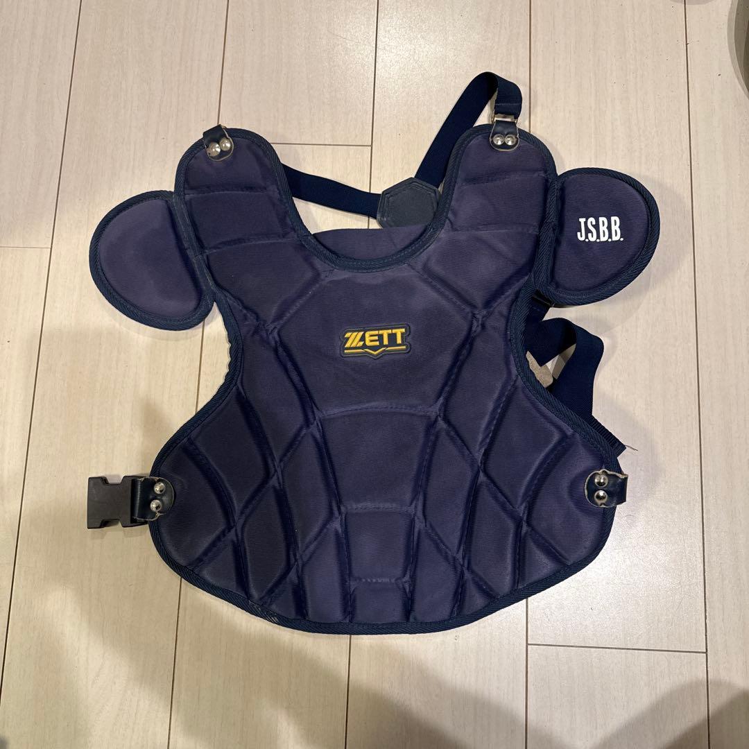 ZETT JSBB キャッチャー用防具セット ネイビー
