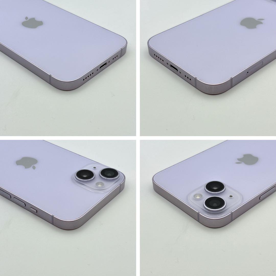 美品✨iPhone 14 128GB パープル SIMフリー 動作確認済