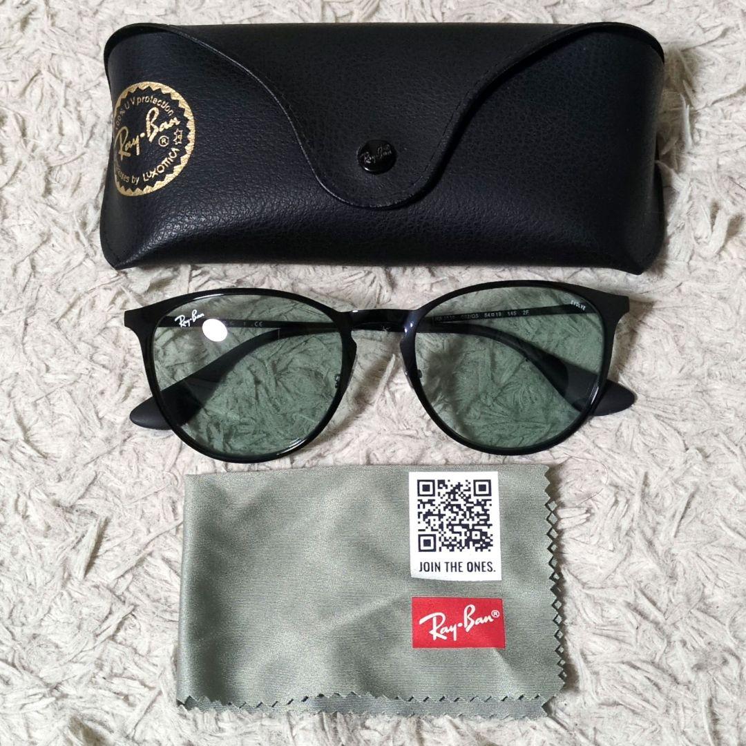 美品 付属品完備 Ray-Ban RB3539 002/Q5 調光レンズ 黒