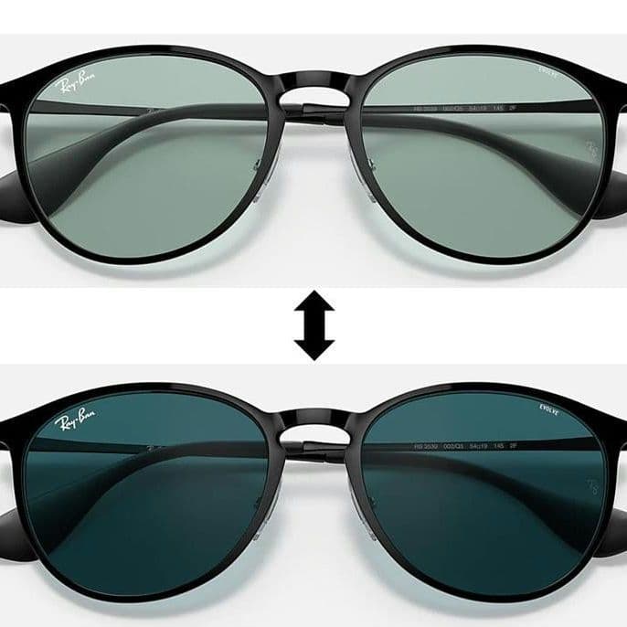 美品 付属品完備 Ray-Ban RB3539 002/Q5 調光レンズ 黒