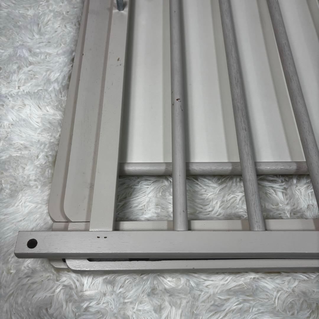 『送料無料』キンタロー　ハイタイプベビーベッド ミニ ポム ヌーベル ホワイト