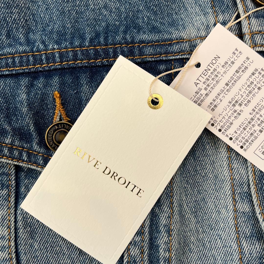 新品未使用リヴドロワ「羽織るだけでサマになる」デニムジャケット Gジャン