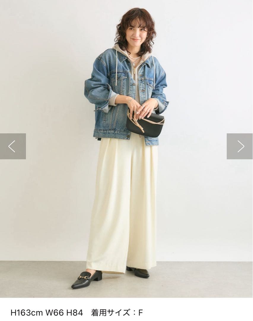 新品未使用リヴドロワ「羽織るだけでサマになる」デニムジャケット Gジャン