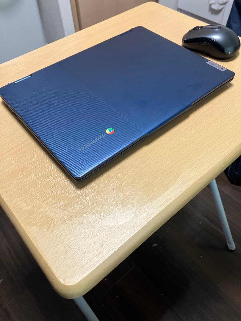 Chromebook 本体 ブルー　充電器&バッファローマウスセット