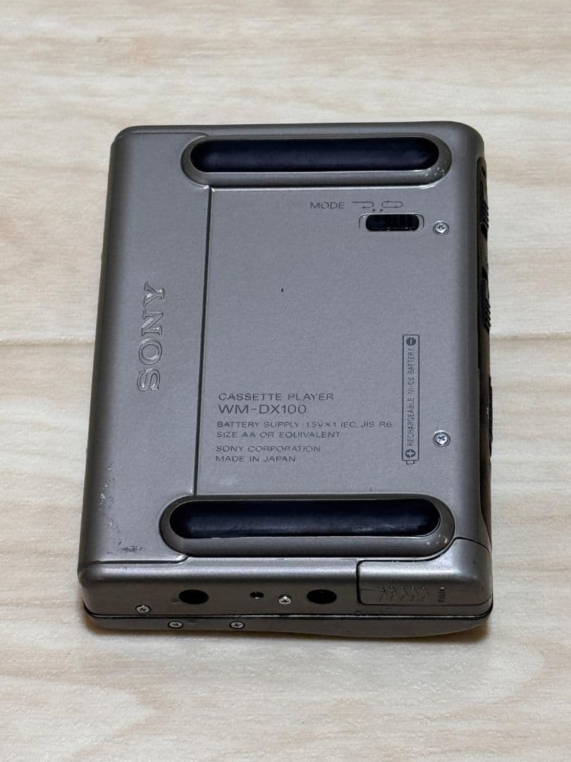 SONY WALKMAN カセットプレーヤー シルバー WM-DX100