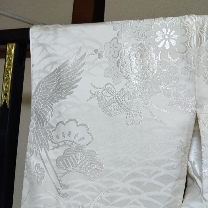 白無垢打掛け鶴御所車草木A