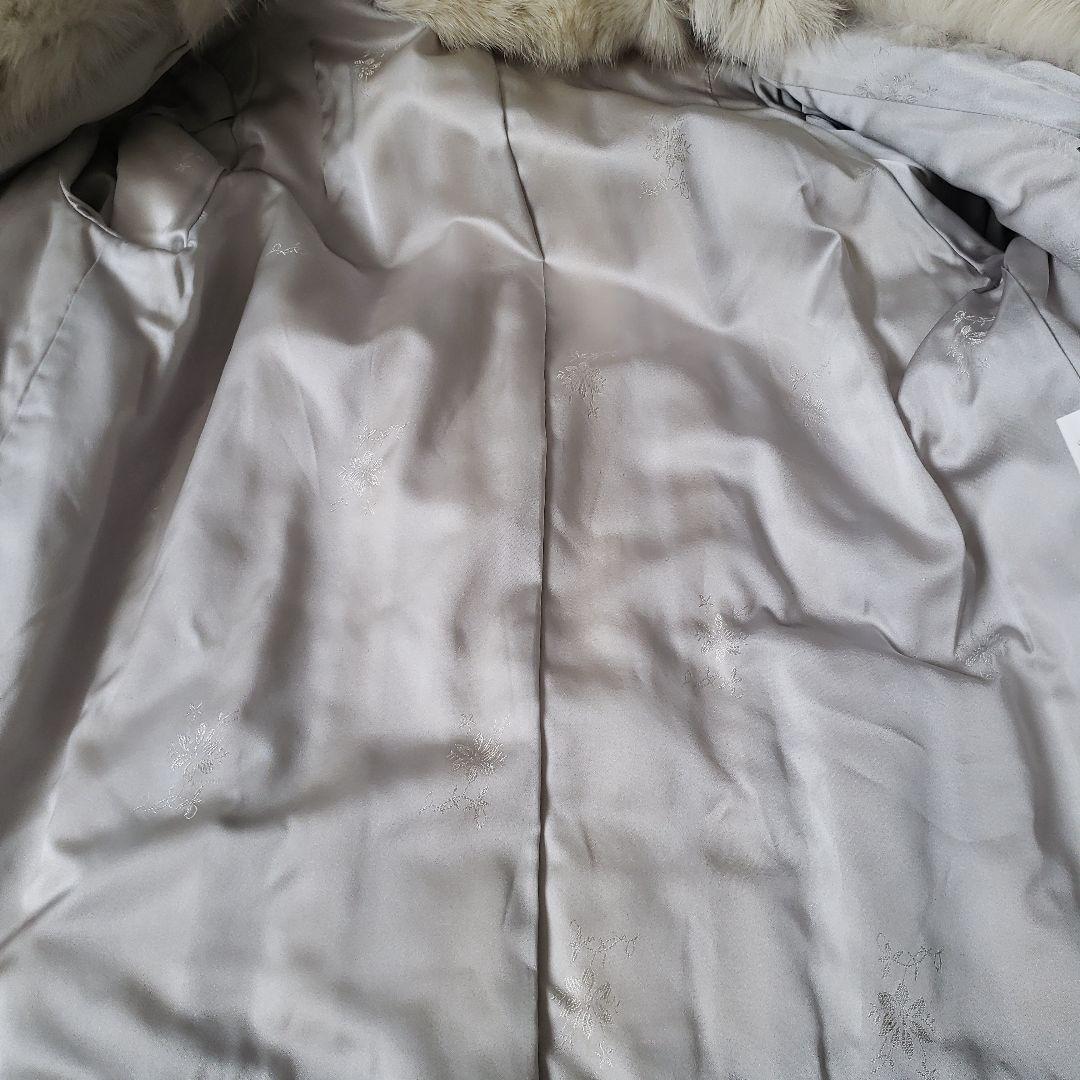 【美品】SAGA FOX サガフォックス ファーコート　毛皮　ショート～ミドル丈