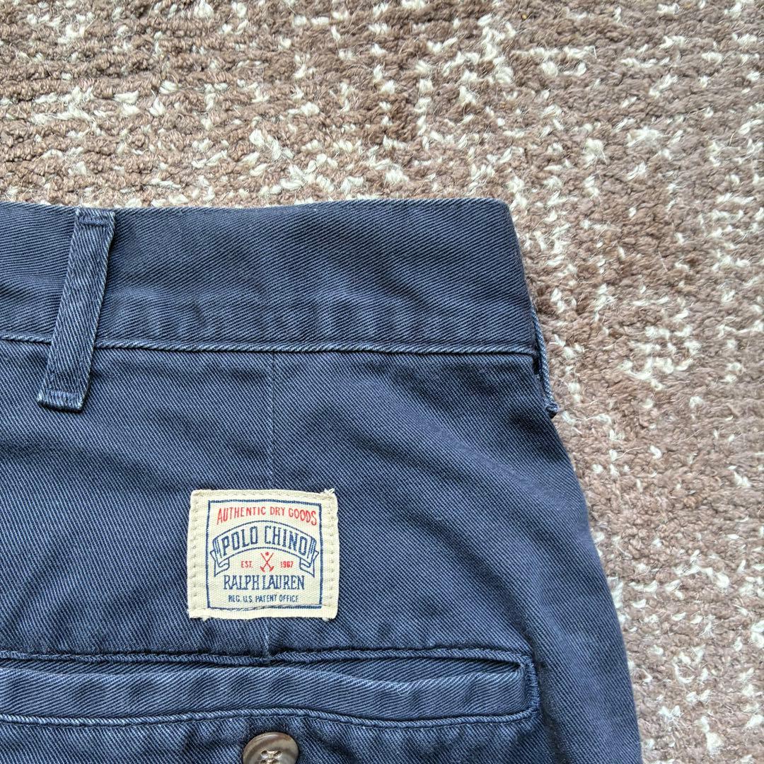 ポロチノ　初期　USA ネイビー レア　ボックスロゴ　ミントコンディション