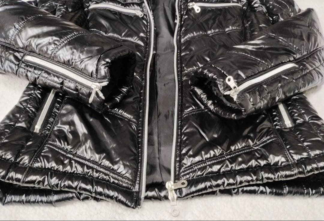 00s archive semantic design fur jacket光沢