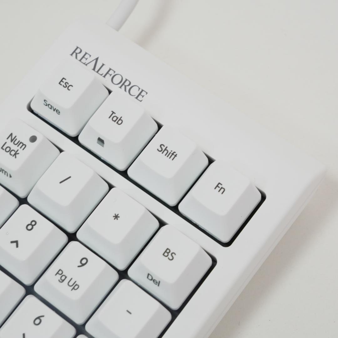 REALFORCE USB外付けテンキー ホワイト　RT1　T1UX21